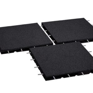 Płyta gumowa na plac zabaw 50x50cm grubość 35mm CZARNA