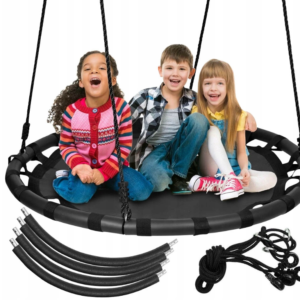 HUŚTAWKA BOCIANIE GNIAZDO CZARNE