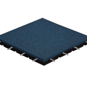 PŁYTA GUMOWA NA PLAC ZABAW 50X50CM GRUBOŚĆ 35MM  KOLOR NIEBIESKI