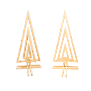 Choinka Drewniana Premium 3D 200 cm – Ekologiczna, Designerska i Wielokrotnego Użytku