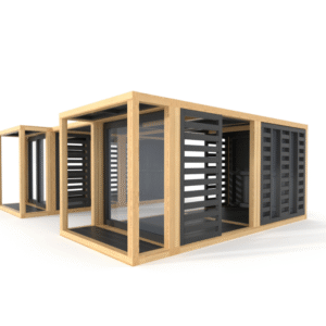 EDWARD DUO - nowoczesny modułowy plac zabaw i domek dla dzieci